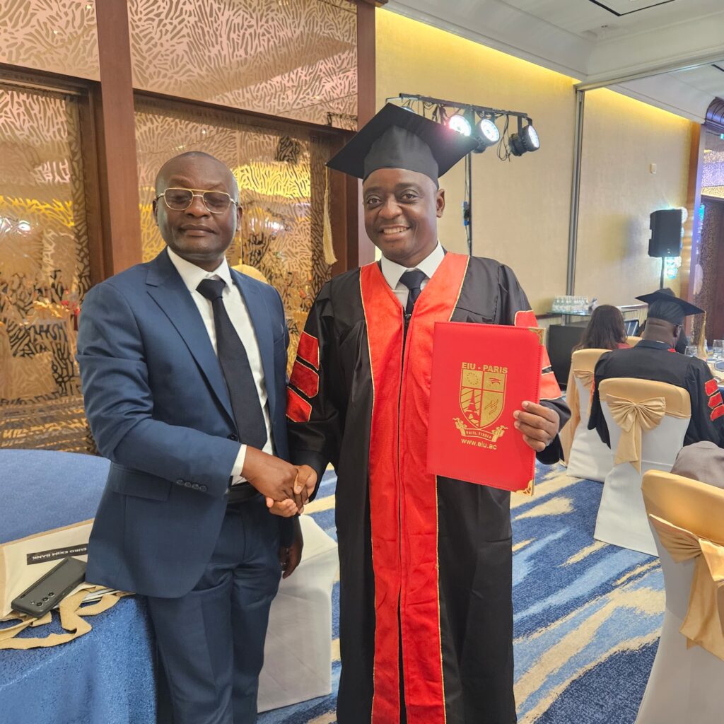 Dr. Hamis Kiggundu embraces his new title